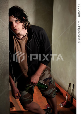 Drunk young man 8083354