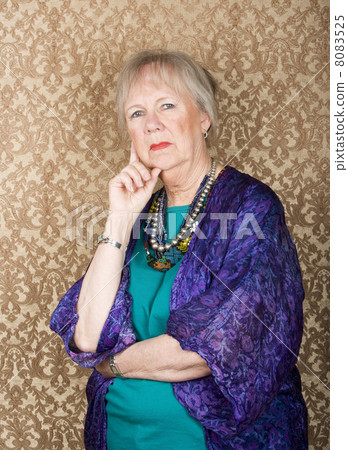 Skeptical Senior Woman Skeptical Senior Woman 8083525