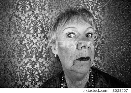 Snooty Senior Woman 8083607