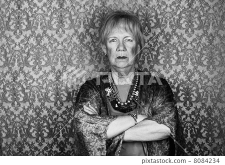 Skeptical Senior Woman 8084234