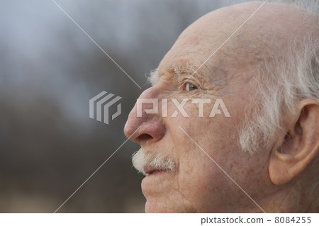 Senior Man in Profile Senior Man in Profile 8084255