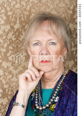 Skeptical Senior Woman Skeptical Senior Woman 8084381