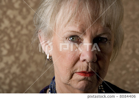 Skeptical Senior Woman Skeptical Senior Woman 8084406