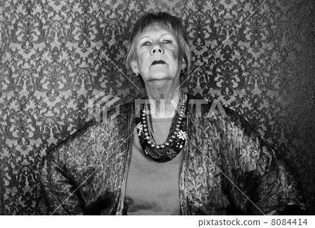 Snooty Senior Woman 8084414