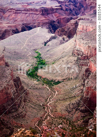 Bright Angel Trail in the Grand Canyon 8085544