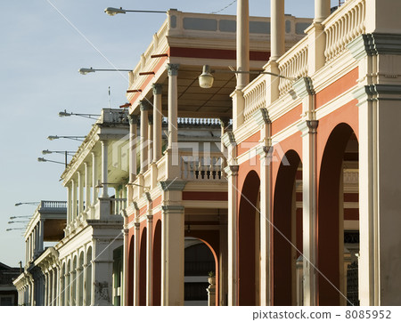 Colonial Buildings in Granada Nicaragua 8085952