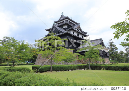 Summer Matsue castle castle tower Summer Matsue castle castle tower 8087410