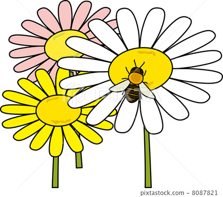 鮮花和蜜蜂 鮮花和蜜蜂 8087821