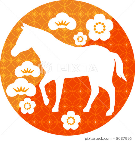 日本馬剪影 日本馬剪影 8087995