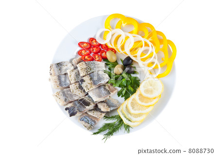 sliced fish with vegetables sliced fish with vegetables 8088730