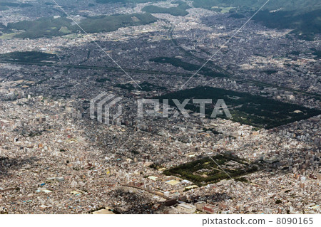 京都市鳥瞰圖 京都市鳥瞰圖 8090165