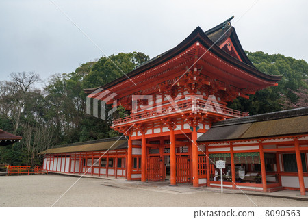 Shimogamo神社門 8090563