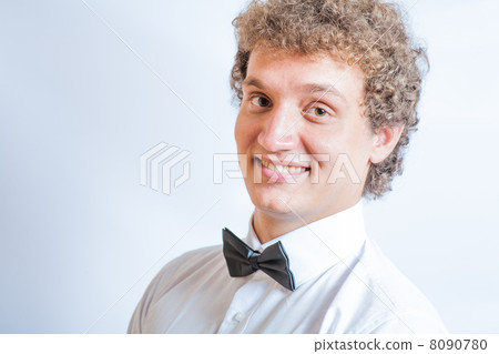 Closeup portrait of young business man in waistcoat Closeup portrait of young business man in waistcoat 8090780