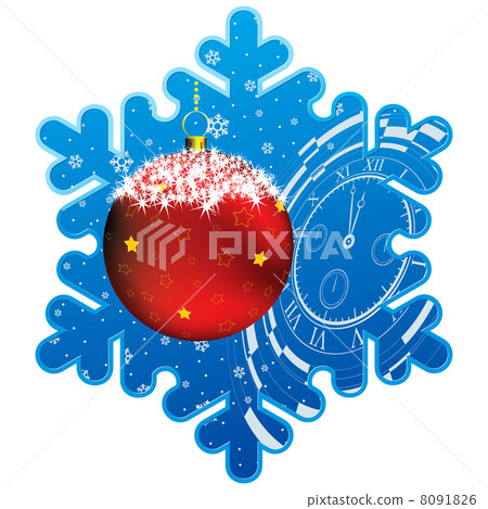 christmas snowflake frame 8091826