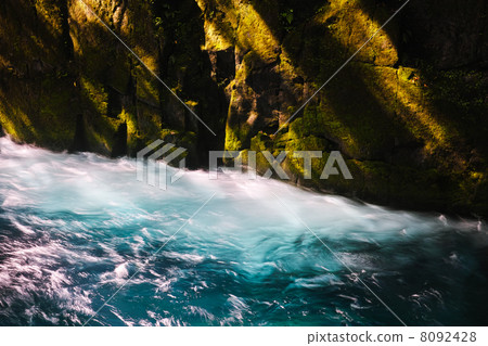 Rock and surface of the Kikuchi Valley 8092428