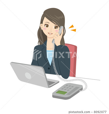 Career Woman [Anime Style Series] - Stock Illustration [8092877] - PIXTA