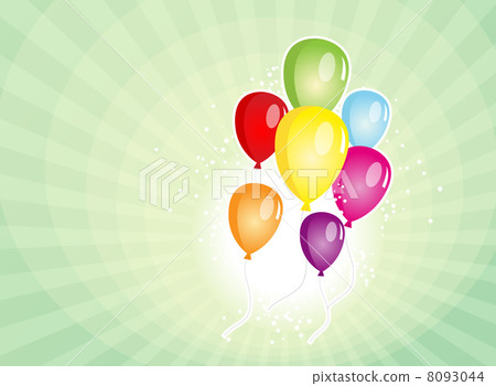 Balloons Party For Carnival And Holidays Background 8093044