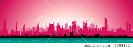 Morning Urban Landscape 8093122