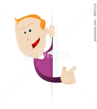 Young Boy Holding Blank Sign Young Boy Holding Blank Sign 8093124