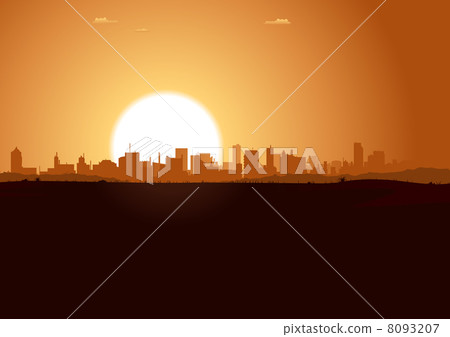 Sunrise Urban Landscape Sunrise Urban Landscape 8093207