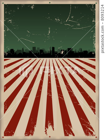 Grunge American Poster 8093214