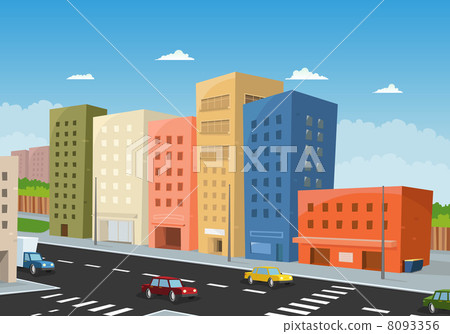 Driving Downtown 8093356