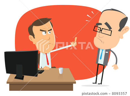 Angry White Collar Replies To The Boss 8093357