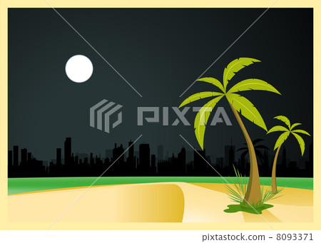 Urban Beach By Night Urban Beach By Night 8093371