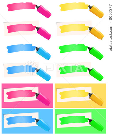 Highlighter And Felt Tip Pen Set Highlighter And Felt Tip Pen Set 8093577