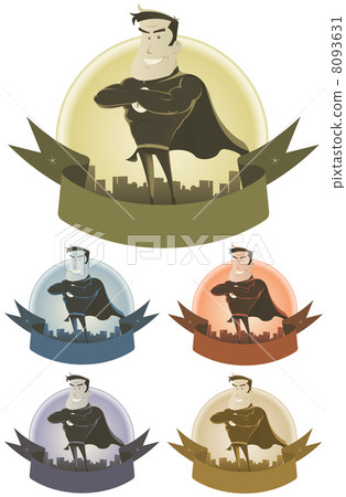Vintage Superhero Security Banner 8093631