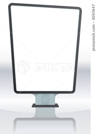 White Billboard White Billboard 8093647