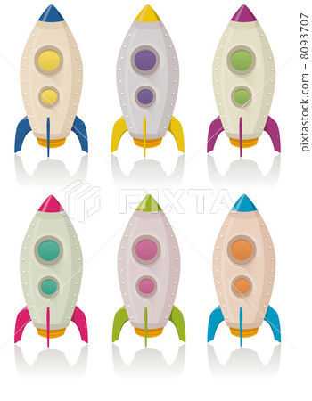 Retro Rocketship Set 8093707