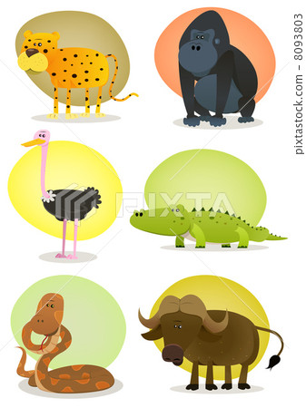 African Wild Animals Set African Wild Animals Set 8093803
