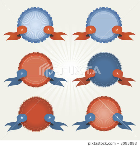 Retro Vintage Banners, Ribbons And Flags 8093898