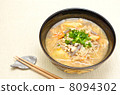 Miso soup with pork and vegetables  8094302