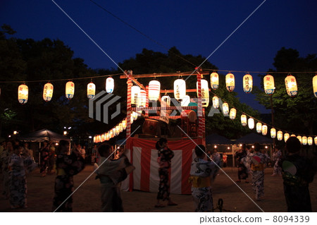 Bon dancing in town 8094339