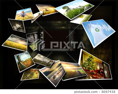 Grungy antique wallpaper 8097438