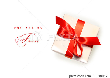 Little red gift isolated on white Little red gift isolated on white 8098057