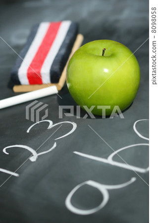 Green apple for school Green apple for school 8098058