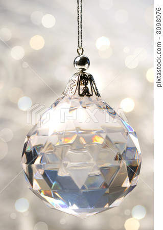 Crystal ornament hanging with lights Crystal ornament hanging with lights 8098076