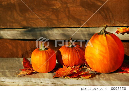 Pumpkins on the stairs Pumpkins on the stairs 8098350