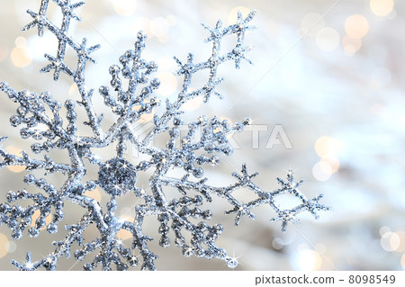 Silver blue snowflake Silver blue snowflake 8098549