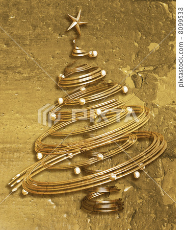 Grunge Christmas tree 8099538