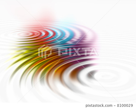 Rainbow ripples - Stock Illustration [8100029] - PIXTA