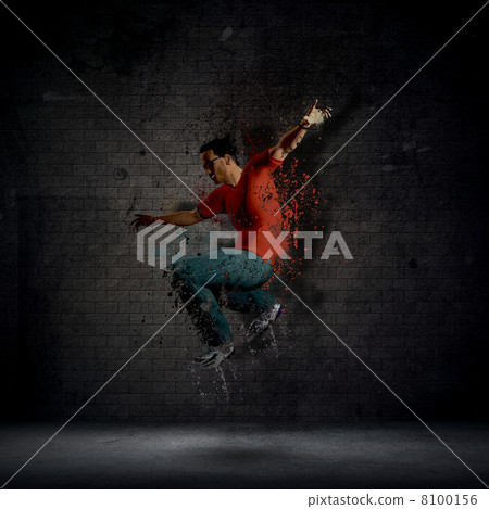 Grunge male dancer 8100156