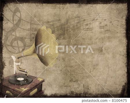 Grunge music background 8100475