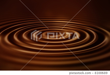 Velvet chocolate ripples - Stock Illustration [8100689] - PIXTA
