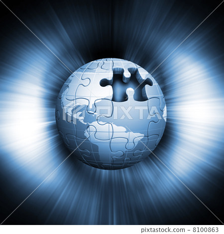 Jigsaw globe 8100863