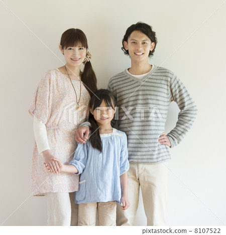 Families connecting hands and smiling Families connecting hands and smiling 8107522