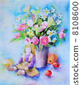 Dolls and flowers 8108600